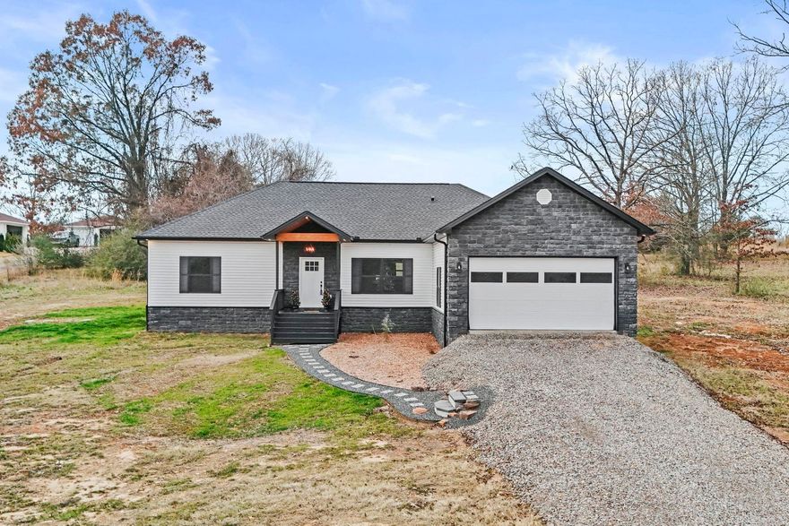 SELLER PAYING UP TO $8,000 FOR BUYER CLOSING COSTS | New Construction 3/2 home on 1.78 acres in Beebe!! I get it, you want to be in the country but not far from the city.... this is the one. This home is PACKED with details to make your life easier. No carpet anywhere is where I'll start. Next, the kitchen has a gorgeous shiplap island with electrical outlets, working cabinets and drawers with one being for trash, and topped with a huge slab of beautiful granite. The rest of the kitchen does not disappoint with it's extra cabinets and lazy susan. Next, the bedrooms are large and have built ins in their closets. The master suite is dreamy- bath features a LARGE walk in tile and glass shower, double sinks, granite capped, and bluetooth speakers in the main light. There's not enough room to list all of the extras so you'll have to go see in person. Call me!