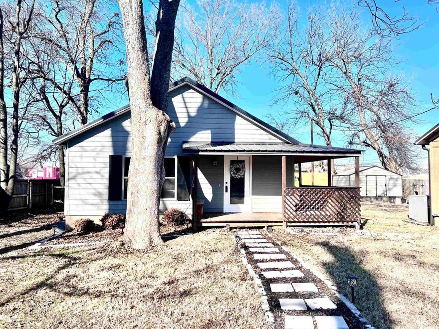 This is a beautiful little starter home! This home was built in 2019 and has only had one owner. This gem still looks and runs like it's brand new! You'll find modern finishes throughout the home, sleek designs, and plenty of storage space. The finished attic could act as another living space or a climate-controlled storage. This is a 1020 sq ft home with a perfect yard! The front is landscaped and aids in presentation while the back is fenced for dogs or little ones. Extra carpeted, heated and cooled room in attic space!