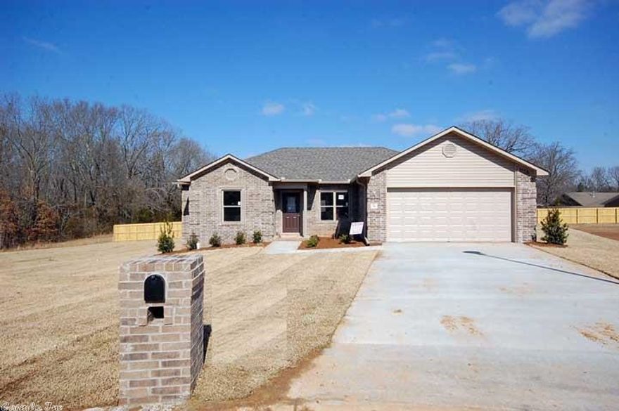 Gorgeous 4 bed/2 bath,custom features throughout,crown molding,tumbled stone back splash,kitchen pantry,under cabinet lighting,ceramic floors in all wet areas,GE stainless steal appliances throughout,Master offers luxurious bathroom,double marble vanity,large walk in closet w/builtin shelving,vaulted ceiling,custom colors,landscaped/mulched,gutters,home includes ceiling fans in all rooms!Oversized yard .Take the virtual tour today,no money down, builder pays closing costs!