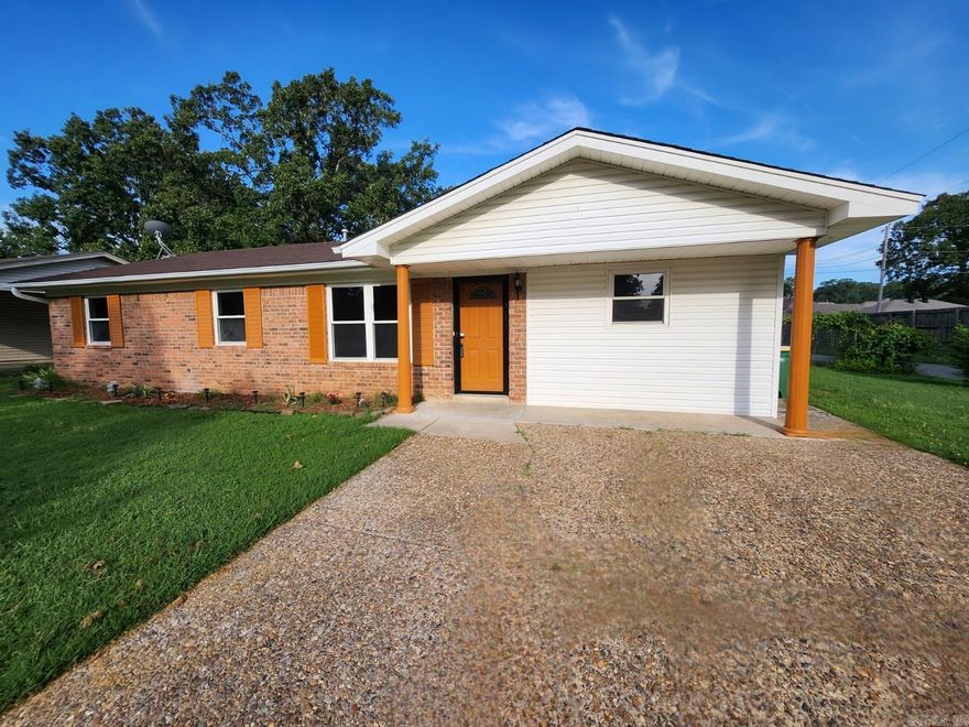 A MUST COME & SEE**This home is move-in ready and designed for comfort, style and functionality. 3BDRMS, 2 UPDATED BATHS**  The heart of the home features a spacious Kitchen & Dining combo w/breakfast bar that has additional cabinet space that is Ideal for entertaining it flows out through the double French doors into the Sunroom that walks out into the backyard***an aesthetically appeasing SS Vent-a-hood extending from the ceiling***NEW A/Ct*** large Den/She Room/He Room ***Outside, enjoy  relaxing or hosting gatherings with friends and family on this HUGE CORNER LOT w/2 accessible double gated entrances into the backyard  (Home Warranty offered) DON'T MISS YOUR CHANCE!! (for showings see TO SHOW)