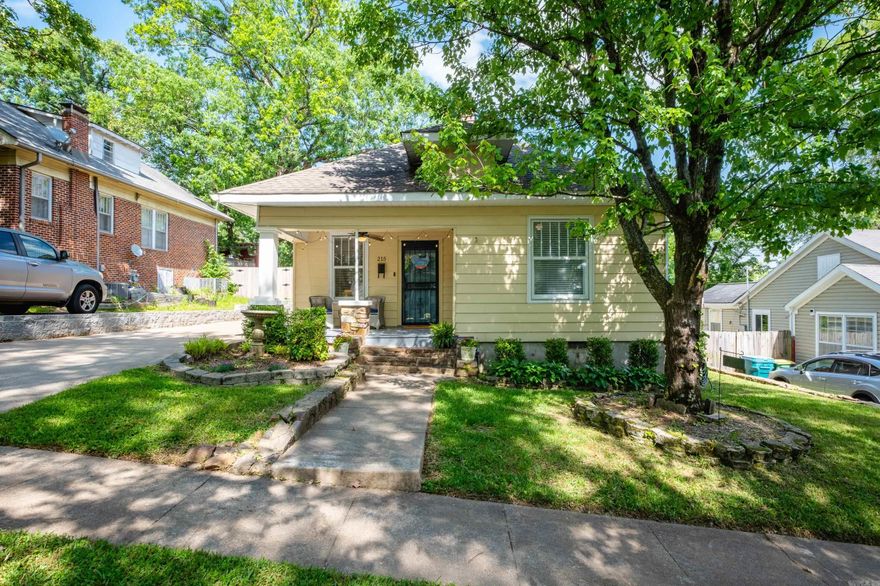 Discover comfortable and convenient Hillcrest living in this updated one-level home featuring 2 bedrooms with a split floorplan plus a versatile office or second living space, The recently renovated kitchen is a chef's dream, boasting modern finishes and stainless appliances including a gas stove with dual ovens.  The guest bathroom has also been recently renovated and is adjacent to the guest bedroom. The backyard is fully fenced and features a spacious patio or relaxing and dining outdoors.  A detached workshop building provides ample space for hobbies, storage, or a dedicated creative zone.  The backyard also features wildlife-protected planter beds for your green thumb! A generous paved driveway provides off street parking. Location is everything, and this home delivers! Enjoy unparalleled convenience to all the vibrant fun and eclectic shopping that Hillcrest is famous for. From local boutiques and beloved eateries to lively cafes and community events, everything is just a stroll away. Plus, with its exceptional proximity to UAMS, you might just find yourself walking to campus faster than you could find a parking spot, making it ideal for medical professionals or students.