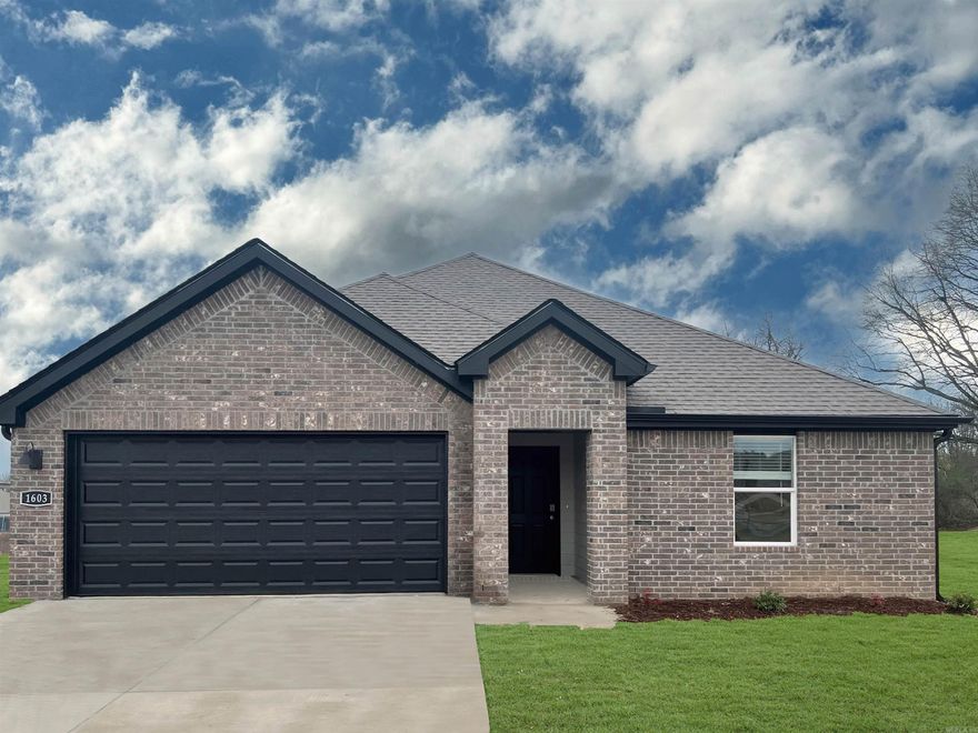 Charming Cali plan in Ridgefield Subdivision located in Searcy, AR! These new construction homes feature modern finishes for comfortable living! Each home has LVP and carpet. In the kitchen and bathrooms, you’ll find beautiful quartz countertops. In the primary bathroom, you’ll find a walk-in shower and a quartz vanity! Each home will have 4-sides brick with Hardie® siding per plan. Each home comes with a programmable thermostat! 10-year limited Homebuyer’s Warranty! All photos are stock photos, representative of plan only and may vary as built. Annual taxes is an estimate. Taxes are TBD.