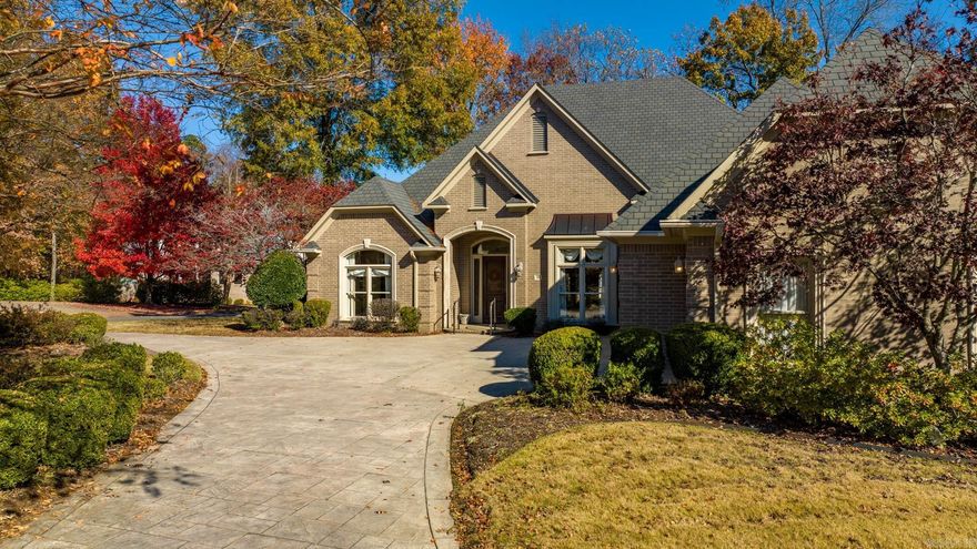 Spectacular Chenal Valley home in the beautiful, gated neighborhood of The Oaks.  Handsome exterior with exceptional floor plan. Large family room with fireplace and coffered ceiling with access to fabulous, covered terrace. Elegant Formal dining. Wonderful eat-in kitchen flows into keeping/media room.  Beautiful spacious Master suite on the main level along with 2 additional large guest bedrooms/ full bath and separate home office. Upstairs: Sep guest suite + game/bonus. Fabulous corner lot with lush landscape. The perfect setting for wonderful family living and entertaining friends! 3 car garage. Neighborhood is adjacent to Chenal Country Club!