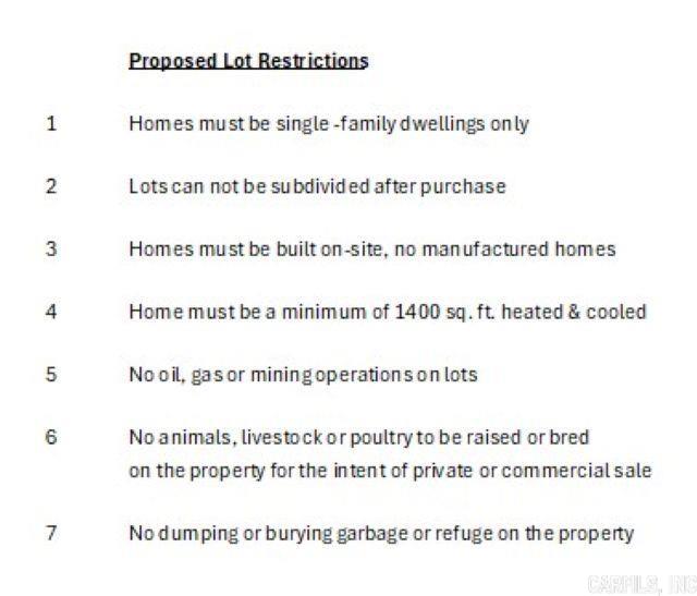 Metes & Bounds - Land