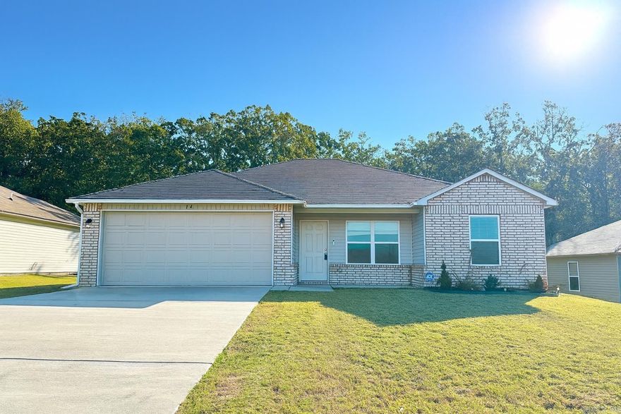 Like new home without the new construction price! Open living and kitchen area with LVP flooring. Refrigerator conveys with the home. Separate owners suite with a soaker tub and walk in closet. Private, fenced, low maintenance backyard with a deck and pergola. Perfect for outdoor entertaining. Come see this one today! Agents See Remarks.