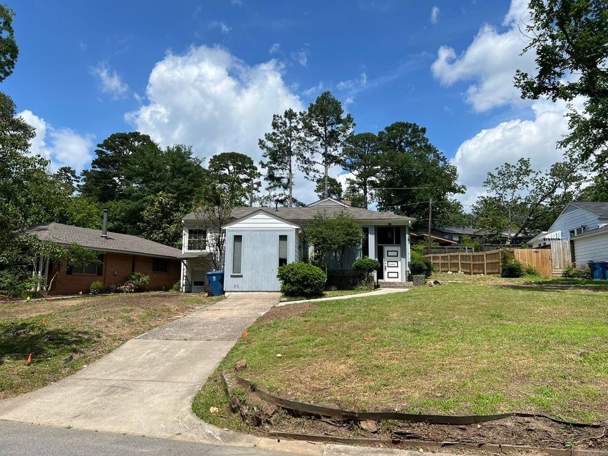 LARGE LOT and Cute Home w/ 4 Bedrooms and 2 Baths. Garage was converted to a nice 4th Bedroom and Bath. Roof and outside Air Condensing unit replaced in 2023. Large deck approx. 13'x27'. Partial Unfinished Basement with outside access. 8'x12' outside storage building. Hardwoods under carpet in 3 bedrooms and most of Living room. Refrigerator, washer and dryer stay.