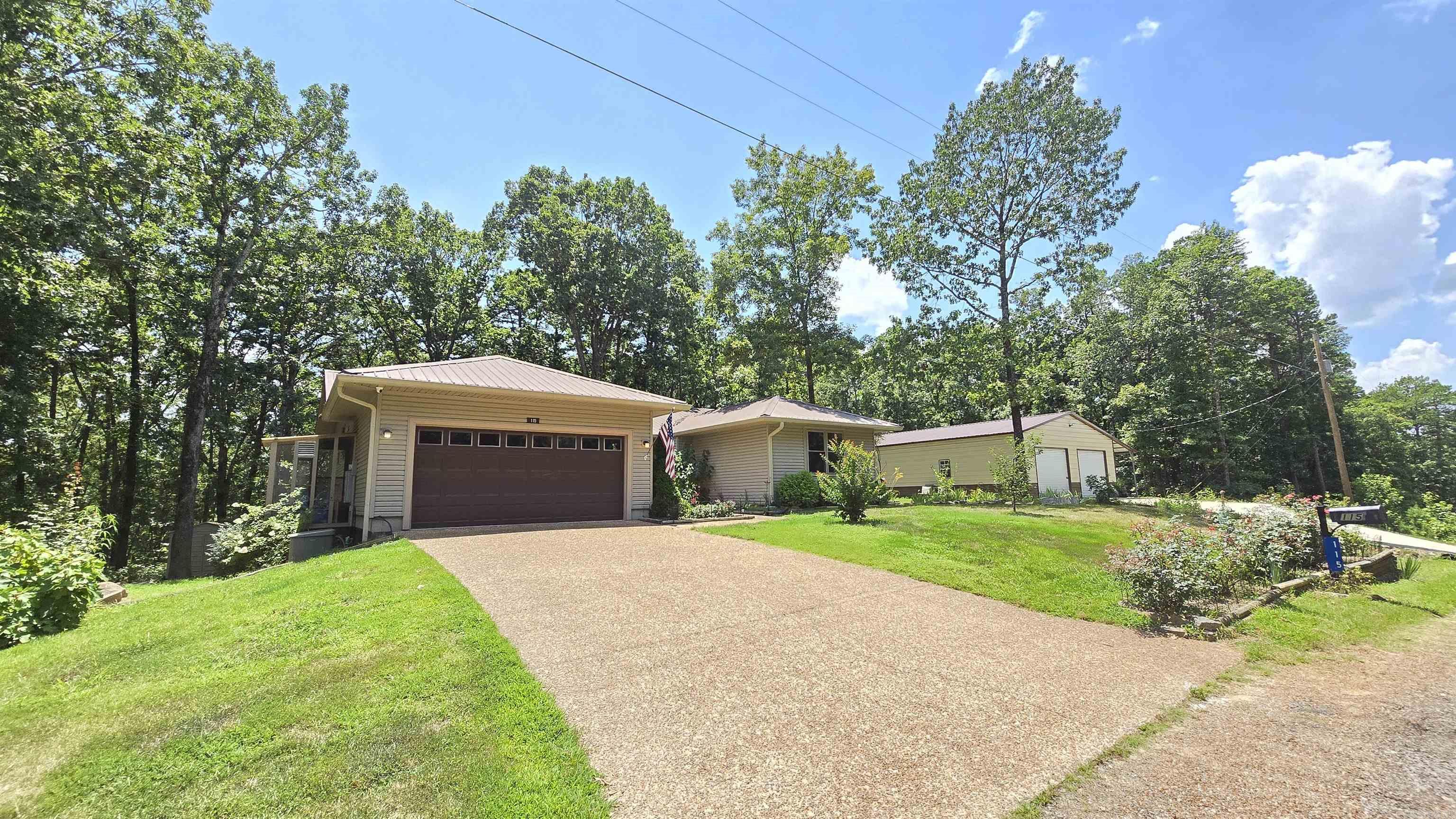 Welcome to market this very private home in the exclusive resort town of Fairfield Bay! Home has its own private septic system, as for the HOA amounts collected its only the 60ish a month for your dues to the 3 pools, 100 miles of utv and hiking trails, and 10% off of most purchase found at Resort owned properties! Also collected is garbage, road and taxes. For a total of $118. Much less than any properties that offer community sewer. To add to the list here you will find a new 30x50 metal building, concrete floors, 200 amp electrical panel, new green house with raised beds, a GE house generator, inside you will find new home video alarms system sending images right to your phone, new quartz countet tops, new laminate flooring, new walk in shower, new vanites, wood burning fireplace, new windows and exterior doors, newer hvac, water heater, deck on rear of home, and the purchase of additional lots given you m/l .75 acres for room to grow as needed! No neighbors to be seen in site anywhere! Call today to plan your personal tour of this amazing home!