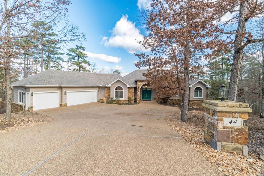 COOPER BUILT ON 5 ACREC .  LOTS OF ROOM.  THREE FIREPLACES, THREE LIVING AREAS, BUTLERS PANTRY, DREAM KITCHEN WITH TWO OVENS AND REFRIGERATOR, LARGE UTILITY ROOM, SEPARATE DINING ROOM PRIMARY SUITE ON WALK IN LEVEL.  WALK IN CLOSET WITH CEDAR CLOSET SEPARATE, ENSUITE BATH WITH LARGE SHOWER. OFFICE ALSO ON WALK IN LEVEL.  ONE  FAMILY ROOM OFF KITCHEN.  LOWER LEVEL WITH FAMILY ROOM, FIREPLACE TWO BEDROOMS AND AREA THAT COULD BE A SAFE ROOM OR EXCERCISE ROOM.  TWO DECKS   FOR PRIVACY. IN ADDITION TO ONE DECK SCREEENED OFF OFFICE AND MASTER SUITE.  HAVE TO SEE IT TO BELIEVE.