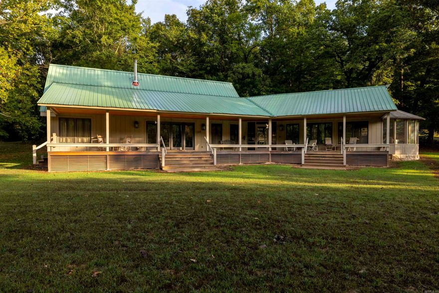 Discover 1,190 contiguous acres on the edge of the Buffalo River National Park - a rate opportunity in the heart of the Arkansas Ozarks. With panoramic ridgelines, natural springs, and forested valleys, this land is ideal for trails, cabins, or a private retreat. A central lodge offers a foundation for development, surrounded by abundant wildlife and direct access to world class recreation on the Buffalo and White Rivers. Stunning, secluded, and full of potential, this property is a change to create a lasting legacy in one of the South's most beautiful regions.