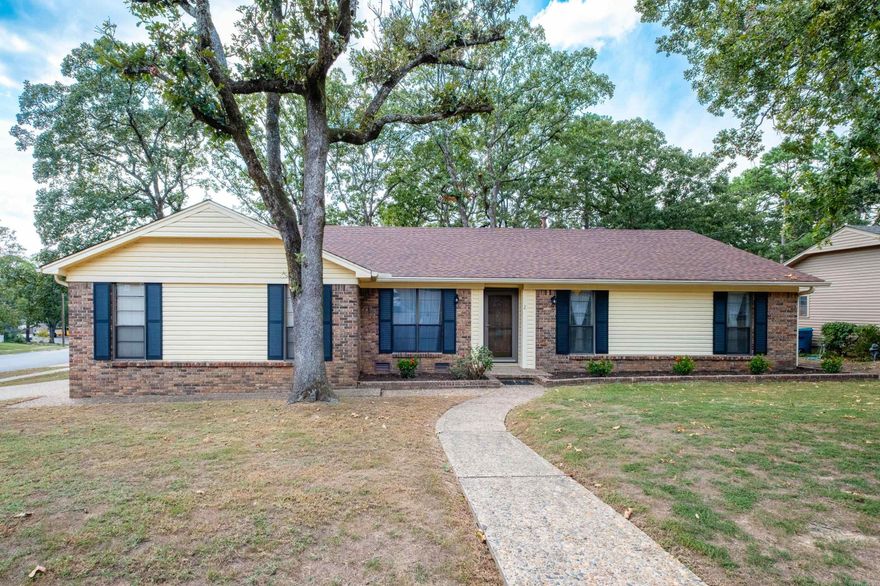 Corner lot beauty featuring a large great room, formal dining room and spacious eat-in kitchen with lots of cabinet space. Seller has added new interior paint, new granite counter tops, new LVT flooring, new carpet, new energy saving insulation, a new programable thermostat, a new deck and privacy fencing and a new master bath shower. New refrigerator to convey. Agents check remarks.