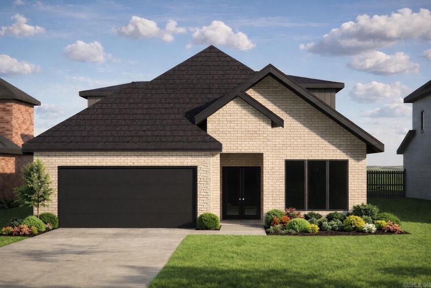 New construction in the exclusive Carter Creek Cove community. This sleek and modern home from HA Construction delivers 4 bedrooms, 3.5 baths, a 2-car garage and approximately 3194, sq ft of thoughtfully designed living space. The statement brick exterior and crisp clean lines set the tone, while hardwood floors flow throughout the main level and seamlessly connect the living, dining and kitchen areas. The gourmet kitchen features stainless appliances, designer cabinetry and a large center island that opens to a stunning great room with abundant natural light and an inviting covered outdoor living space. Upstairs offers a flexible loft/media area ideal for guests, play or work. Situated on a premium lot with covered outdoor living, this home is under construction and now accepting contracts. Call or text today!