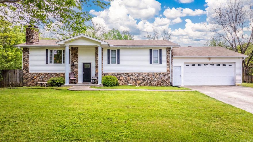 Welcome home to this great split level home on beautiful 5 acre parcel! This meticulously maintained property boasts five lush acres complete with an updated home, fenced pasture, and an 18x30 pole barn, perfect for your equine companions. Immerse yourself in the tranquil ambiance of nature with a serene wet-weather creek flowing through the landscape. Step inside to discover a spacious interior featuring two large living areas adorned with 2 beautiful rock wood-burning fireplaces, ideal for cozy gatherings and relaxation. The home offers the convenience of two primary suites, perfect for guests or in-law quarters. Experience the joy of outdoor living with a sizable deck, providing ample space for relaxing and entertaining. Additional highlights include a large laundry room and abundant storage all throughout the home. Conveniently located just around the corner from Bishop Park, this property offers easy access to schools, shopping, and I-30, ensuring a lifestyle of convenience and connectivity. Don't miss this opportunity to embrace country living without sacrificing urban amenities. Schedule your showing today and make this your forever home!