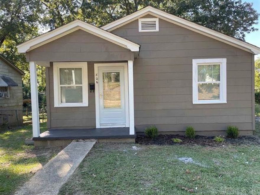 Don't miss a change to purchase this recently renovated property located just minutes away from Downtown El Dorado.  This property received a new roof and sewer system in 2023, new windows in 2022, new vinyl plank flooring throughout, quartz countertops in bath and kitchen, and a newly painted interior and exterior.  All appliances including the washer and dryer will remain.