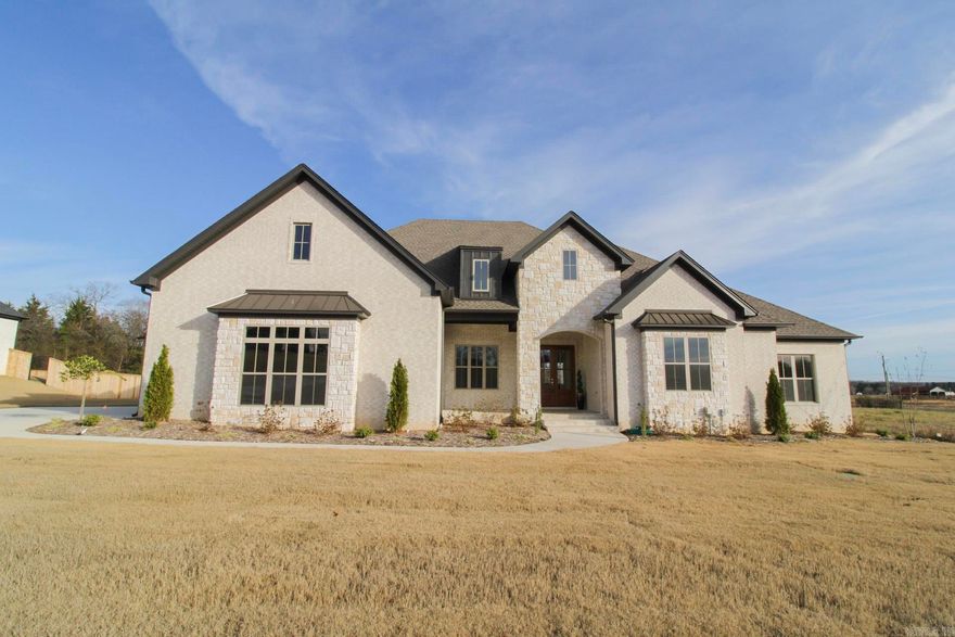 Gorgeous new construction home in Highland Hills! Luxury tile showers, faux stone fireplace, tall ceilings in the central areas, custom closet shelving and cabinetry, and so much more. Quick access to Conway or Greenbrier!