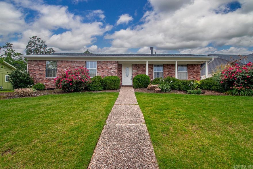 This one story home has a great curb appeal and a very livable floor plan.  All it needs is a little TLC and updating to make it a spectacular home.   It features 3 bedrooms, 2 full baths, 2 living areas, and a separate laundry room.   Those with vision can make this home into just want they want.    Roof 2023, HVAC 2018, Has a generator too.  Agents see confidential remarks