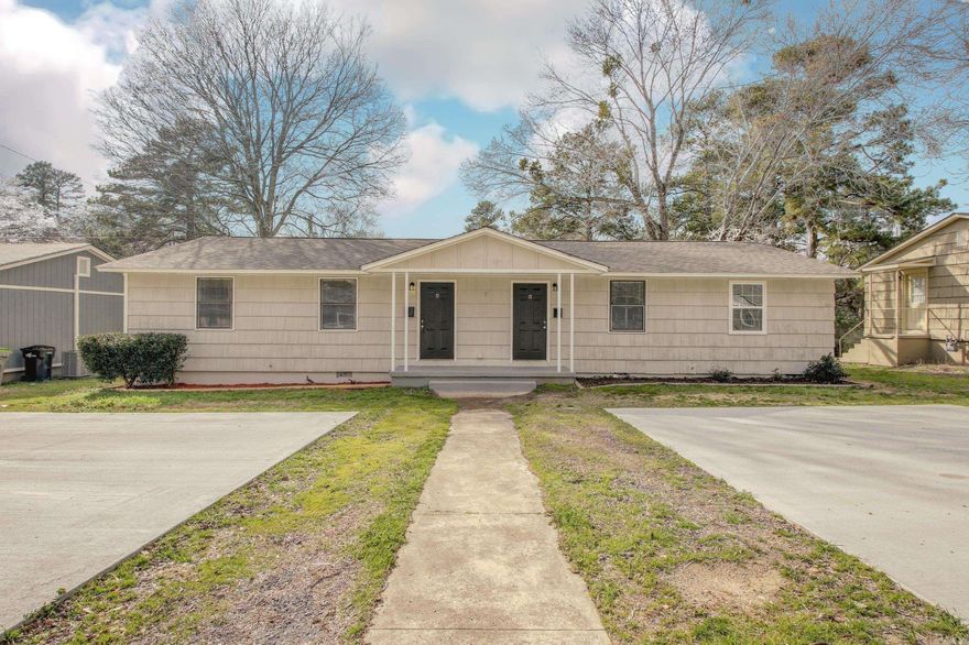 Must see rental!  The renovations on this property are wonderful. Has new flooring, paint, granite counter tops, new stove, dishwasher, bathroom remodel. They are move in ready. These will probably go fast so call today. Unit A & B available! P.S.: Each unit has washer and dryer hook ups.