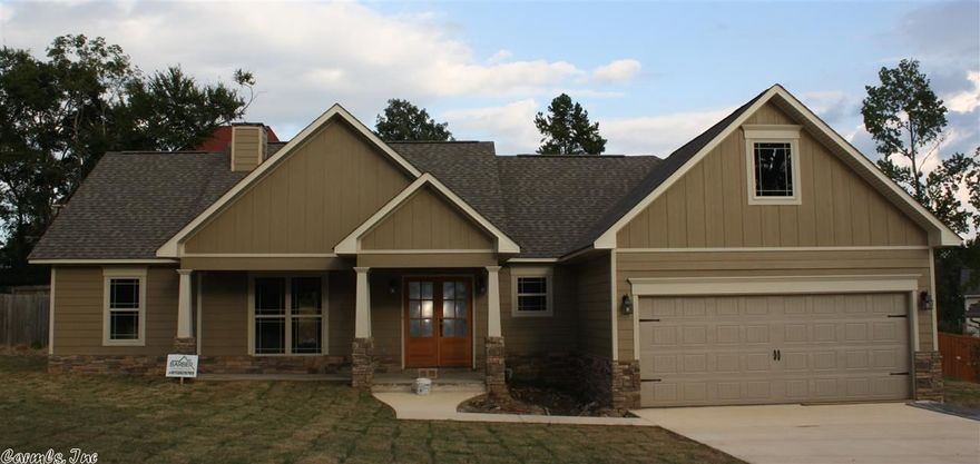 Under Construction...Craftsman Style home, spacious 3 BR 2 BA with bonus room, great location in Lake Hamilton School District. Quality construction with Tech Shield Roof Decking, R45 Attic Insulation, Floored Attic Storage, Energy Star Appliances.