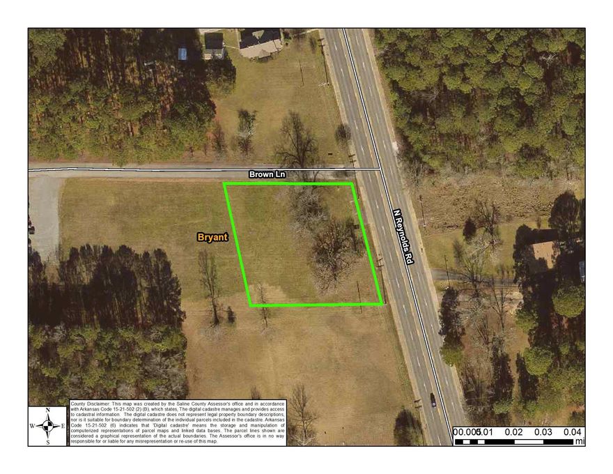 Commercial lot in the Heart of Bryant. Great flat lot with plenty of visibility and traffic. Call for more details. Zoned C-2.
