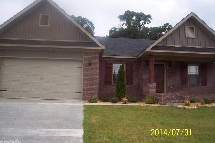 Traditional style home with Stained Custom Cabinets and ORB Fixtures.  Smart Home Security System, extra parking pad, fenced back yard.  Master bath has Custom Shower w/3 shower heads, double vanities.  Lots of crown-molding, Living Rm will have gas fireplace plus off the living rm is a office/computer room. All bedrms have wiring for flat screen TV and large closets.  Home has great landscaping.