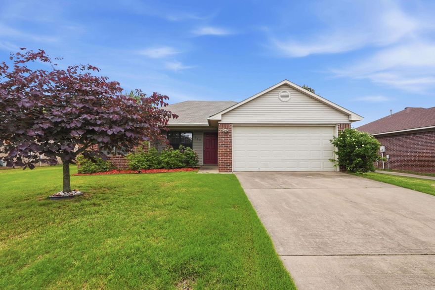 Welcome to 255 Grand Falls in Conway, Arkansas, a well maintained, one-level home conveniently located with quick access to I 40, shopping, dining, and all that Conway has to offer. Home buyers searching for homes in Conway AR near I 40 will appreciate the convenience, low maintenance features, and private backyard setting. This 3 bedroom, 2 bathroom home offers a desirable split floor plan with LVP and tile flooring throughout, no carpet for easy upkeep. The kitchen includes a lot of cabinets and counter space and features a deep sink and new dishwasher (Dec. 2022). Kitchen refrigerator included! Also included, a new thermostat and water heater (Nov. 2021). Step outside to a very large fenced backyard with a mature plum tree and no neighbors behind you, creating a more private and peaceful outdoor space. It is ideal for relaxing, pets, or entertaining. Conveniently located near Conway schools and offering Conway Corp utilities, this home combines comfort, function, and location in one solid package. Schedule your private showing today and see why this home stands out. Agents see remarks.