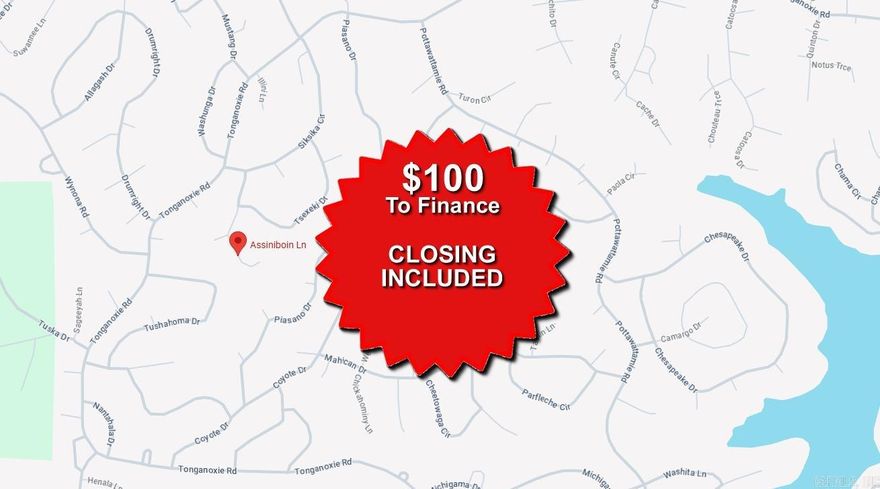 Owner-finance for easy terms. Cash buyers can pay by debit or credit card as well. Nice lot to develop or hold for future value. Public water and electric may be available to run to property and will need septic. Owner/agent. No mobiles allowed. 1000 minimum build size on any other type of home, depending on subdivision. Finance is $100 finance fee and 5 months at $145 and closing costs are included. Buyer responsible for any/all taxes and lots sold "as-is". Quit claim deed conveys. Parcel ID# 210-14119-000