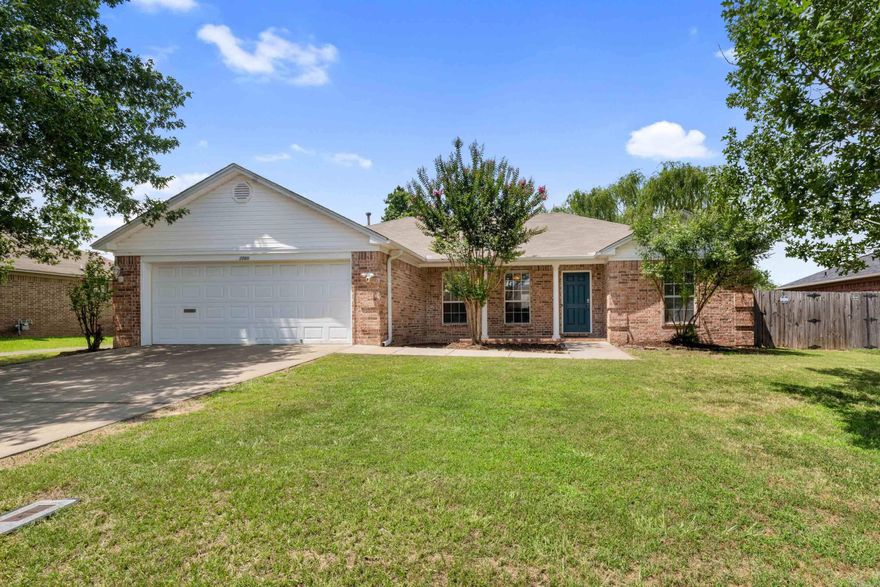 Welcome to this charming 3 Bedroom, 2 Bath home, featuring a split bedroom floor plan, offering both privacy and functionality. Recent major updates include a new roof (2020), HVAC system (2021), and hot water heater (2022)—providing peace of mind for years to come.  The kitchen is equipped with stainless steel appliances, opening to a spacious living area that’s perfect for entertaining. The primary suite features double vanities, a large walk-in closet, and a bath.  Additional highlights include a two-car garage, fully fenced backyard, and neutral finishes throughout. Located in a desirable neighborhood, this home is move-in ready and won't last long.  Schedule your showing today!