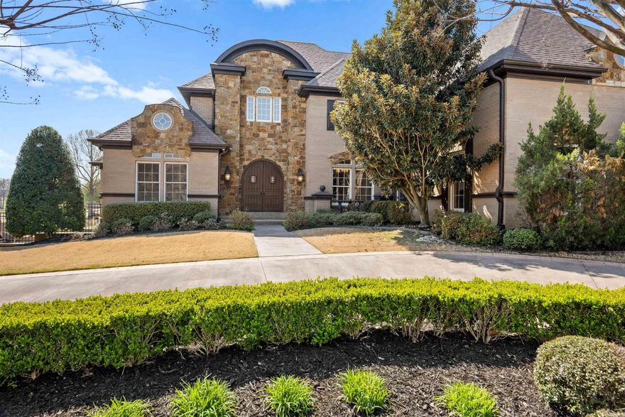Your dream home awaits! If you've ever imagined the perfect space for both indoor and outdoor entertaining, this exceptional property delivers beyond expectations. From breathtaking views overlooking the Ridgepointe Golf Course to resort-style amenities, every detail is designed to impress.    Step outside and experience a true entertainer's paradise featuring a spacious pool with a stunning water fountain, multiple lounging areas, and a private basketball/pickleball court. The outdoor kitchen is fully equipped for unforgettable gatherings, complete with a large grill, wine cooler, dishwasher, and full-size refrigerator.    Inside, elegance and functionality blend seamlessly. The gourmet kitchen boasts a Viking gas stove, pot filler, ice maker, and built-in espresso machine perfect for both everyday living and hosting. Enjoy cozy evenings by the fireplace or entertain in the formal dining and living rooms, complemented by a convenient butler's pantry.    Additional highlights include a theater room for ultimate movie nights, three laundry rooms for added convenience, rich hardwood flooring throughout, and a spacious three-car side-loading garage.
