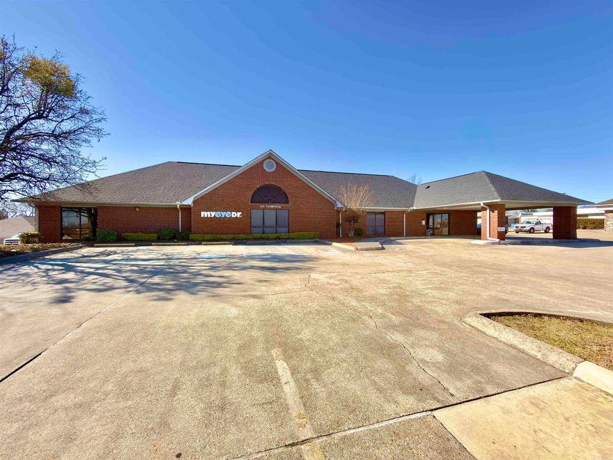 Investment opportunity in a strong, high-visibility location. This commercial property at 310 Thompson Ave in El Dorado offers over 14,000 square feet of versatile space sitting on approximately 1.47 acres.  A portion of the building is currently leased, providing immediate income for an investor while leaving additional space available for owner-occupancy or future tenants. The flexible layout makes it ideal for medical offices, professional office space, retail, service-based businesses, or a multi-tenant setup.  Major updates include a new roof in 2024, giving peace of mind and reducing near-term capital expenses. The large lot allows for ample parking and easy access for clients and customers.  If you’re looking for a solid income-producing property with room to grow, this one checks the boxes.