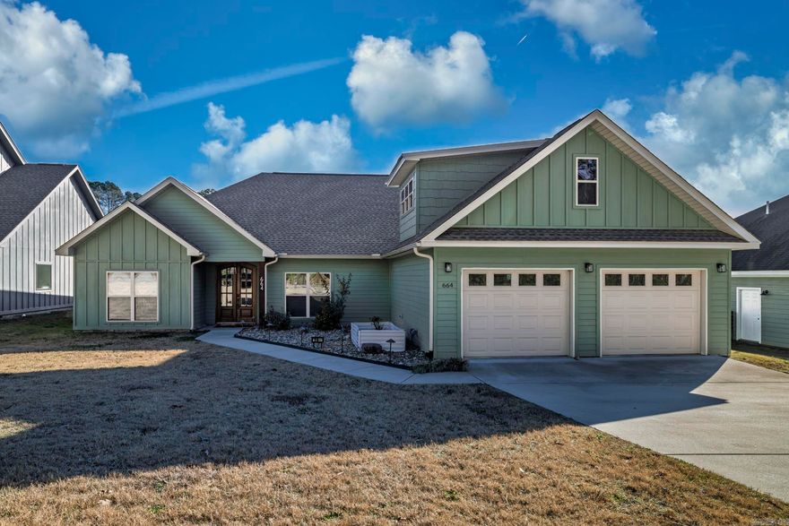 Experience the pinnacle of functional luxury in this meticulously designed 3-bedroom, 2.5-bathroom sanctuary located on a quiet, serene street in Bauxite. Perfect for hosting, the open-concept main level features a true chef’s kitchen with a sprawling walk-in pantry and a social bar that flows into the fireside living room. Dedicated home office plus a private primary retreat with a massive walk-in closet and spa-inspired finishes. The upstairs bonus loft is your creative canvas—perfect for a home gym, theater, or even a 4th bedroom. Step outside to your private retreat featuring a brand-new, inground gunite saltwater pool.  This isn't just a house; it’s a year-round vacation. Enjoy the peace of Bauxite with quick access to Benton and Bryant amenities!