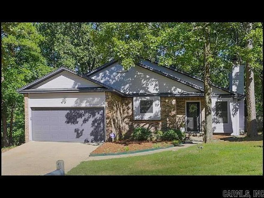 *WEST LITTLE ROCK* BEAUTIFUL HOME IN KINGS POINTE SUBDIVISION!! This 3 Bedroom And 2 Bath Home Features 1200 Sqft! Electric Range, Refrigerator, And Dishwasher Included In Kitchen! Washer And Dryer Hookups! Central Heat And Air! Fenced Backyard! 2 Car Garage For Parking! PET FRIENDLY!! DIRECTIONS: From I-430 S, Take Exit 5, Turn Right Onto S Shackleford Rd, Turn Left Onto Kanis, Turn Right Onto Kirby, Home Is On The Right! AVAILABLE MID NOVEMBER 2025!!!