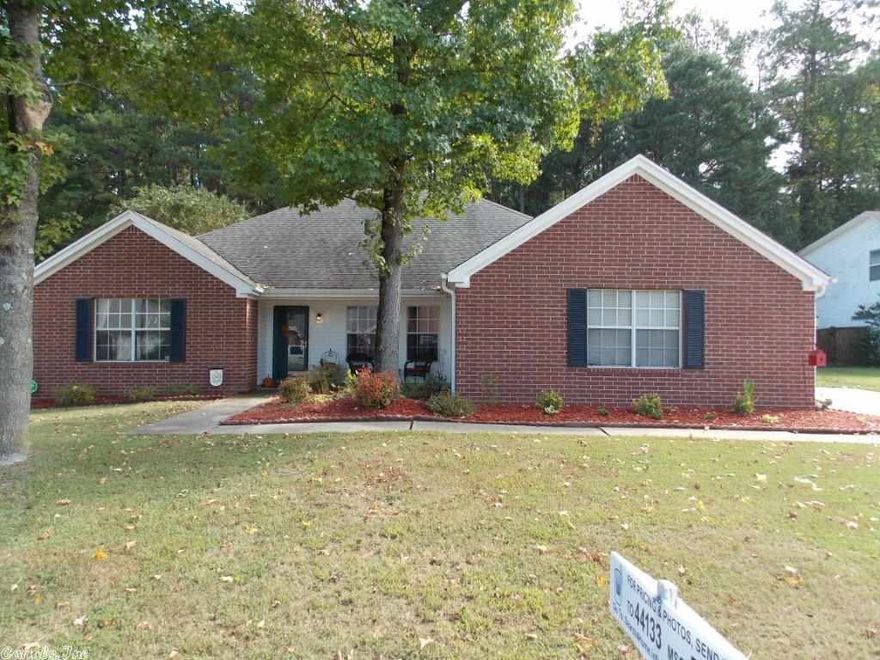 Check out this great offering! This 4BR/2BA features superb location (Bryant School District), quiet neighborhood, approx. 2,072 SF of living area, an open floor plan that is excellent for entertaining guests, a formal dining area that can be used as a dining room, office, or anything you need it to be, huge master bedroom, huge second bedroom, fully fenced backyard bordering the woods with covered patio, deck, and above ground pool, gutters, and qualifies for $0 down w/ RD financing. Make your appt. today!