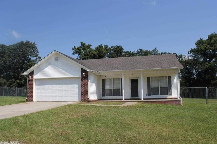 Looking for a Large Yard and Perfect floor plan??? This home offers an acre of land~ Fenced with Shop! Large Living Room ~ Open Kitchen with Dining Area~ Large Bedrooms and Separate Laundry