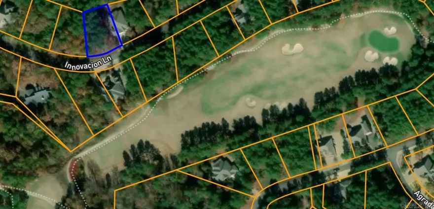 Nice East End building lot across from the street from the Isabella Golf Course.  Home next door at 23 Innovacion Lane is also available for sale. HSV is a gated community with 9 golf courses; 11 lakes; 30+ miles of trails; fitness center with indoor pool; tennis/pickleball complex; and more.  Come see what all the Village lifestyle has to offer!  Pictures 4-10  are various photos of Village amenities.