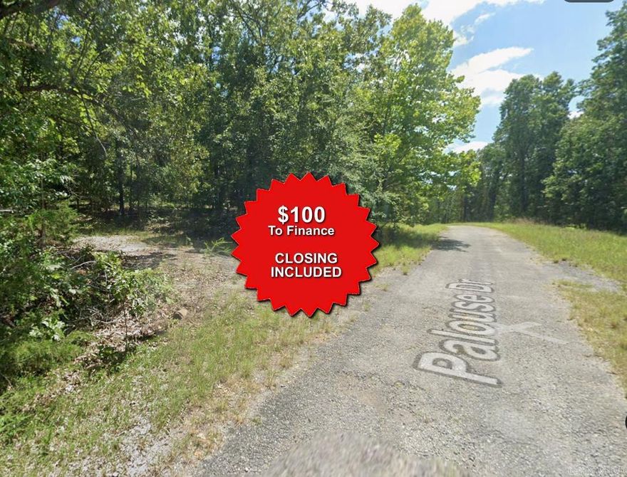 Buy one lot and get 50% off an additional lot! Owner-finance for easy terms. Nice lot to develop or hold for future value. Public water and electric are available to run to property and will need septic. Owner/agent. No mobiles allowed. Finance is $100 down and $99 a month for 10 months. Quit claim deed conveys. Closing costs are included. No limit on lots. Bulk land sales specialist with the best land prices in Arkansas. Over 10 years, as a licensed Realtor, selling land.  Parcel ID# 400-21369-000
