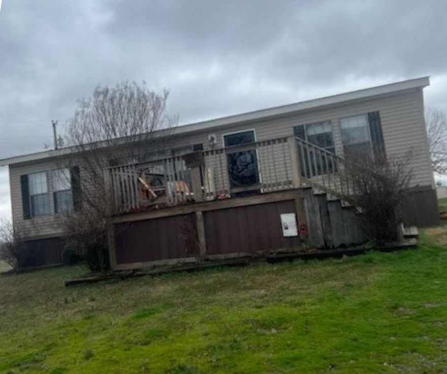 Mobile home on 11.87 acres. Permission to show. No Seller Property Disclosure. For Sale by owner