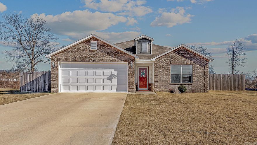 Welcome home to this charming, like-new property tucked away on a peaceful cul-de-sac in the Brookland School District. Built just 4 years ago, this 3 bed, 2 bath home features beautiful vinyl flooring throughout, modern white cabinets, and stainless steel appliances that shine in the bright kitchen. Step outside to a fully fenced backyard perfect for gatherings, pets, or quiet evenings. A perfect blend of modern style and everyday comfort.