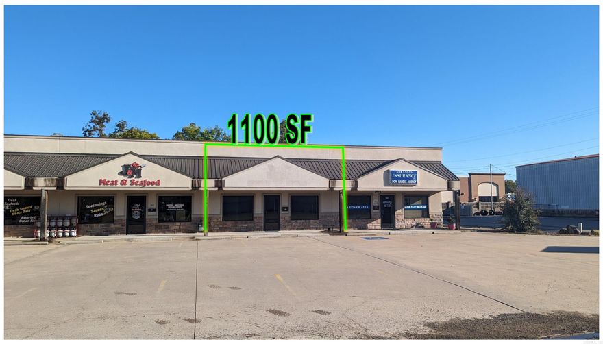For lease location has High Traffic and High Visibility right on Beebe Capps.
