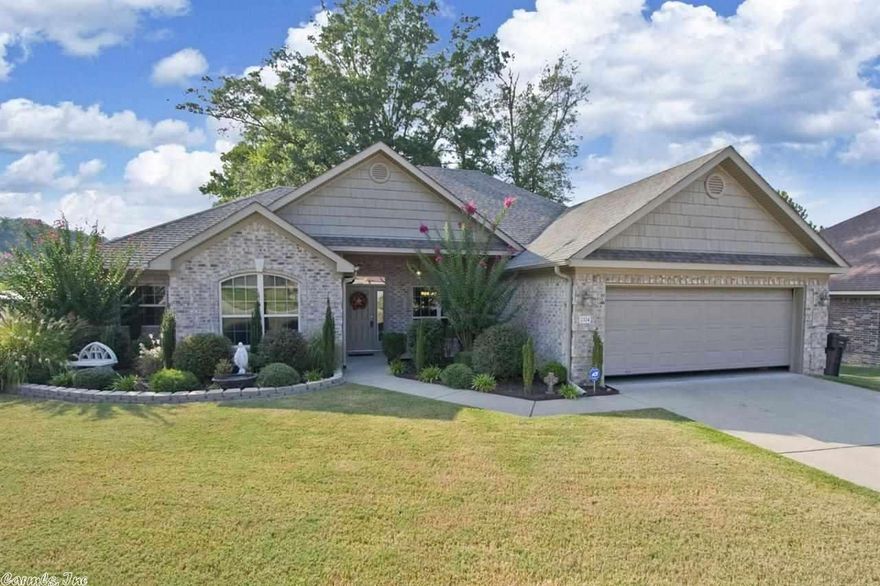 Spacious home with tree shaded backyard, privacy fence with double gate, covered deck/patio for entertaining or just family fun. Lots of storage and walk in closets. Open floor plan allows for formal gatherings or easy family living. Located within 5 minutes to I-30 or Bryant's Wal-Mart. This home qualifies for Rural Development Lending (no money down) and is in Bryant School District. 4 Bedrooms, 2.5 Baths, eat-in Kitchen, formal Dining, large laundry, fabulous master suite. Come see for yourself.