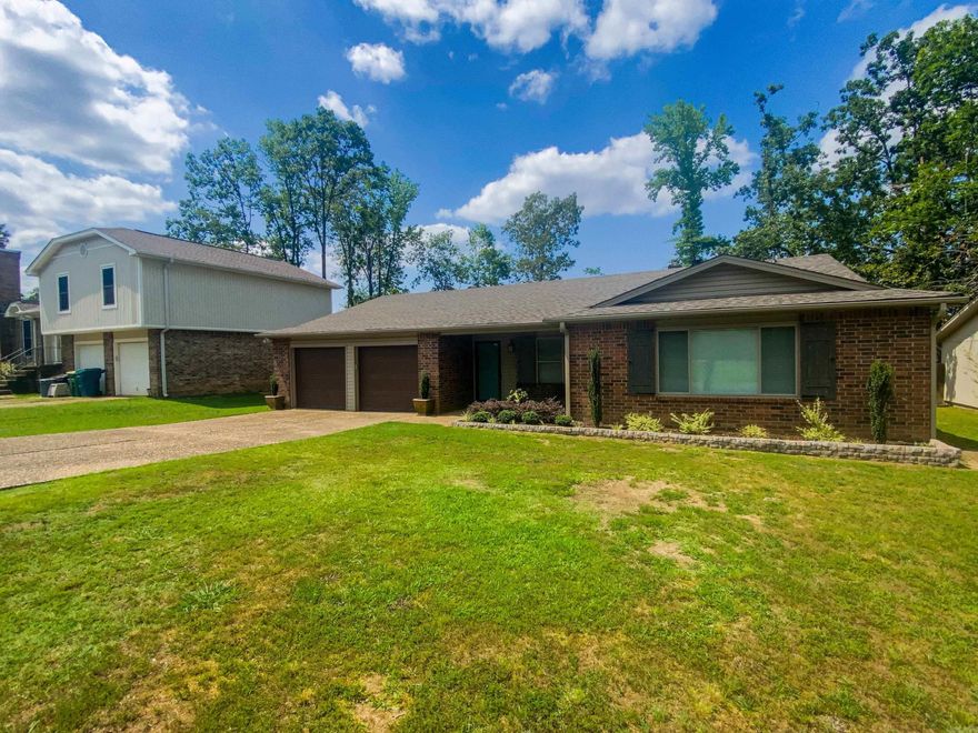 This 3 bed/2 bath West Little Rock gem is nestled in a prime location near Chenal Parkway. With a host of recent upgrades, this home offers both style and functionality. Step inside and be greeted by new LVP flooring installed in 2020, providing a modern and durable foundation for everyday living. An abundance of natural light creates a warm and inviting atmosphere that flows from the living room to the eat-in kitchen. The home’s exterior also features notable upgrades, including a new roof and fence just this year! The flower beds and landscaping at the front of the home were installed in 2022, and the wood siding was replaced with new vinyl siding in 2021. The water heater was replaced in 2019. Don't miss your opportunity to own this well-kept West Little Rock home!  Please send all offers to samantha@bhgre-journey.com