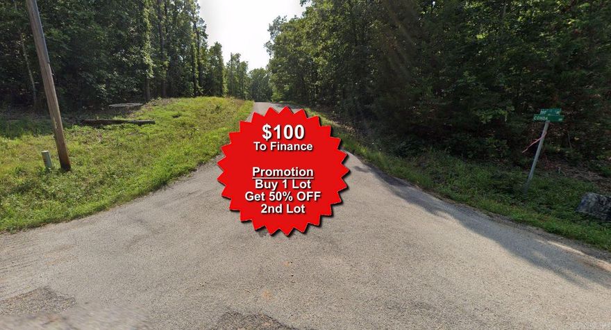 Buy one lot and get 50% off an additional lot! Owner-finance for easy terms. Cash buyers can pay by debit or credit card as well. Nice lot to develop or hold for future value. Public water and electric are available to run to property and will need septic. Owner/agent. No mobiles allowed. 300-2500 minimum build size on any other type of home, depending on subdivision. Finance is 5 months at $237 and closing costs are included. Lots marked with red banner are part of promotion. No limit on lots. Buyer responsible for any/all taxes and lots sold "as-is". Quit claim deed conveys. Parcel ID# 355-19864-000
