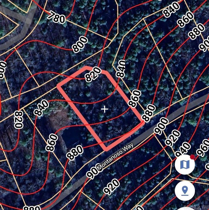 One acre sloped lot with a possible winter view. Come build your new golf front home in Hot Springs Village! It is home to 11 recreational lakes, nine championship golf courses, 13 tennis courts, 14 pickleball courts, 30 miles of walking trails, more than 200 clubs and organizations and numerous additional activities for all ages. Spanning 26,000 acres of the Ouachita Mountains, Hot Springs Village is the largest gated community inNorth America. New Member Buy-in Fee due at closing.