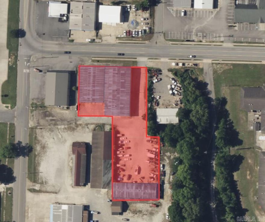 Excellent investment or owner-user opportunity featuring two industrial warehouse properties on ±1.36 acres in the growing Benton market. Conveniently located on Edison Avenue in the downtown Benton area with quick access to I-30, these properties offer flexible industrial space ideal for warehouse, distribution, contractor, storage, or light industrial operations. The site includes laydown yard space, is fully fenced with a controlled access gate, and provides added value with a new roof on the rear warehouse building.