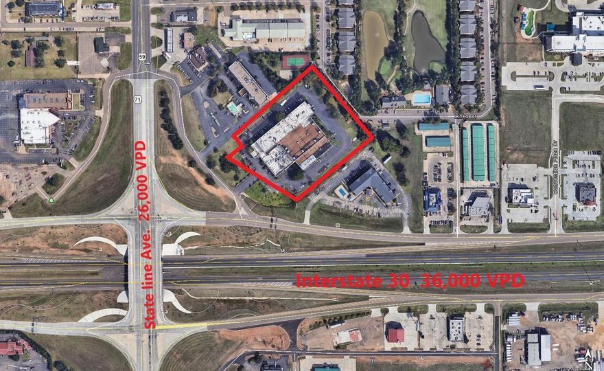 SOLD! 2 Fully operating hotels in one location! This 4.9+/- acre property is located at the high traffic/high visibility intersection of State Line Avenue and Interstate 30 in Texarkana, AR. The property has been split into two hotels with the east wing now operating as a Travelodge Inn & Suites (2-story building) while the west part recently reopened as a Ramada Inn & Suites(4-story building.) The Ramada is a 152 room, full service interior corridor hotel with $2 million in renovations.
