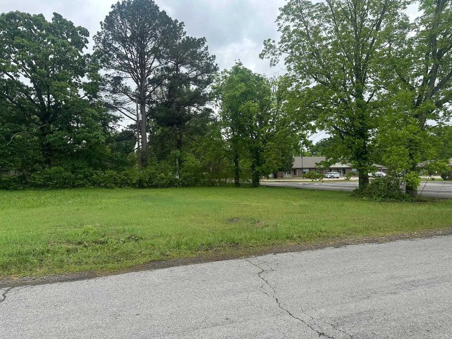 Nice large corner lot in Pangburn across from Senior Center.  This lot is ready for building or mobile home, (mobile needs to be no older than 8 years) Nice area of Pangburn close to the Little Red River.