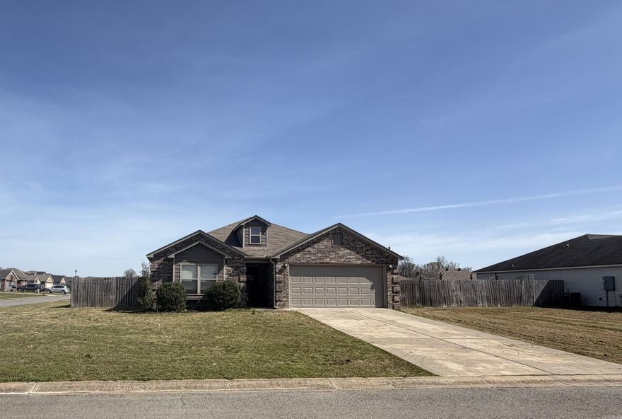 This beautiful custom-built home sits on one of the largest lots in the subdivision and offers exceptional detail throughout. Architectural features include arched entryways, crown molding, tray ceilings, recessed lighting, and gorgeous hardwood floors. The stunning kitchen showcases granite countertops, a tile backsplash, pendant lighting, and an open layout that flows seamlessly into the living and dining areas—perfect for everyday living and entertaining.  The spacious primary suite features a pan ceiling and crown molding, while the ensuite bathroom offers a large jetted tub, separate shower, and double vanities. Step outside to enjoy the newly installed 6-foot privacy fence, providing both space and seclusion.  Don’t miss the opportunity to see this beautiful home—schedule your showing today!