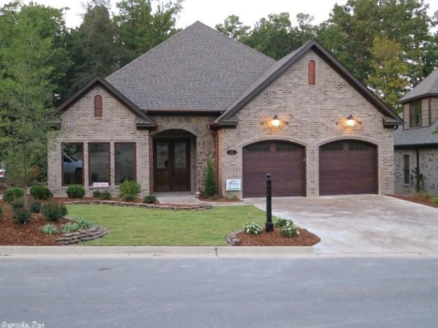 FABULOUS New Construction.  This looks like a custom built home.  Tremendous detail and finishes.  Beautiful trim work and crown molding.  Spacious Greatroom is open to stunning kitchen.  Beautiful granite; gas cooktop; ice maker; large pantry;  pull outs, etc.  Master overlooks the greenbelt and has en-suite bath with large walk-in shower w/dual heads & custom master closet with storage and out of season hanging space.  Each bedroom has it's own private bath.  Large office w/closet for printers, etc.