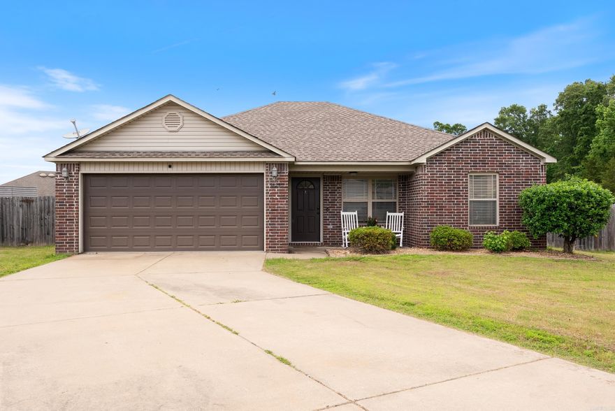 Great home for first time homebuyers! This adorable 3 bedroom 2 bath home is tucked in a quiet cul-de-sac in Shadow Ridge Subdivision. This home has all NEW paint and NEW LVP flooring! The kitchen has NEW appliances, pantry, a cozy breakfast area & laundry room. Open concept living room and kitchen, perfect for entertaining! Split floor plan. This home offers a fenced in back yard with shed . NEW Roof (2024), NEW water heater (2025), NEW appliances!  Don't miss out on this one!