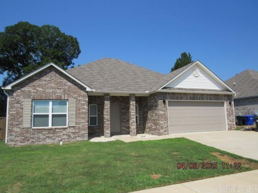 Well maintained home that offers a split bedroom plan, 4 spacious bedrooms, vinyl plank flooring in the main areas with carpet in the bedrooms, all kitchen appliances including refrigerator, nice pantry, large dining area, freshly painted interior,  2-inch blinds throughout, 2 car garage with opener, 5-foot walk-in shower in master bath, all electric on Conway Corporation, separate laundry room with hook-ups, fully fenced yard, and much more. Available Now. No Pets Allowed!! ***PLEASE NOTE WE DO NOT ADVERTISE ON CRAIGSLIST OR FACEBOOK MARKETPLACE. ANY LISTING OF OURS SEEN THERE IS A SCAM!!!***