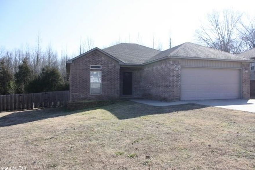 3 Bedroom - 2 bath home that’s MOVE-IN ready with freshly painted interior & professionally cleaned carpets. Loads of storage space with pantry in kitchen, closets in entry & hallway, 2 walk-in closets in master suite and a HUGE area of floored attic space. Easy, single-step entry height for mobility challenged. Covered rear porch with wooden deck extension for more entertaining space. Fenced backyard with wood on the sides for privacy & wire along the rear to allow viewing of the woods for an open feeling.