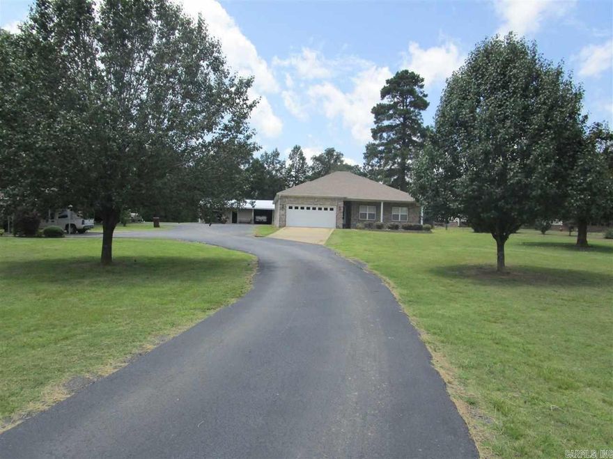 Beautiful home on 13.71 acres.